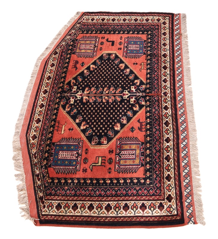 perserteppich-sirjan-95-x-53-cm-wolle-handgeknupft-antik-3 Antiker Perserteppich aus Iran, 95 × 53 cm
