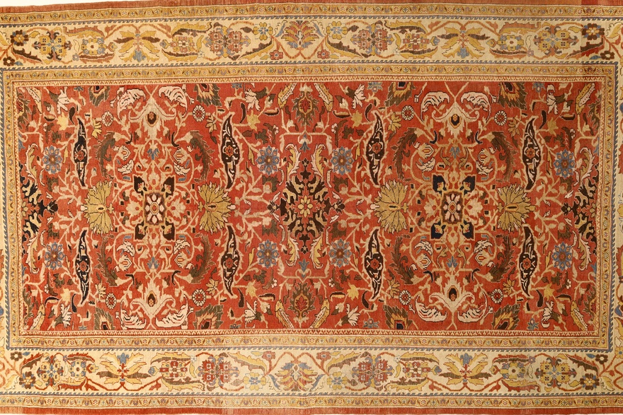 Ziegler Perserteppich antik, 600 × 333 cm, Wolle
