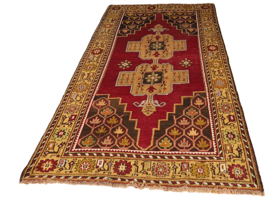 perserteppich-225-x-125-cm-wolle-handgeknupft-antik-2 Antiker Perserteppich aus Iran, 225 × 125 cm