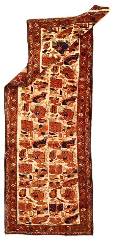 Antiker Perserteppich, 310 × 110 cm, Wolle