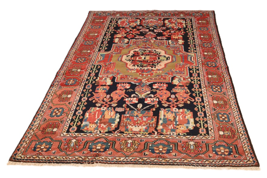 Bakhtiari Perserteppich antik, 208 × 145 cm, Wolle