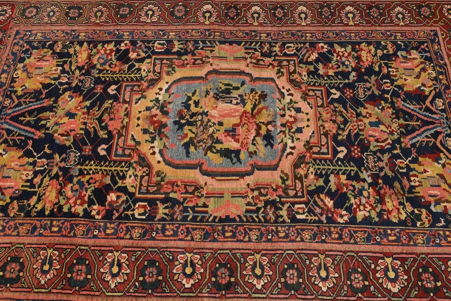 perserteppich-bakhtiari-211-x-148-cm-wolle-handgeknupft-antik-3 Antiker Bakhtiari Perserteppich aus Iran, 211 × 148 cm
