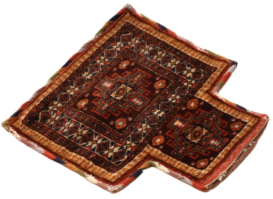 Baluch Perserteppich aus Iran, 37 × 35 cm