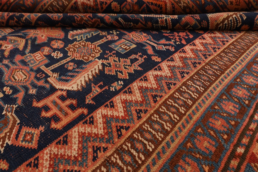 Qashqai Perserteppich antik, 216 × 107 cm, Wolle