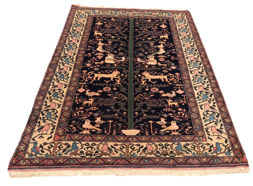 perserteppich-200-x-138-cm-wolle-handgeknupft-antik-2 Antiker Perserteppich, 200 × 138 cm, Wolle