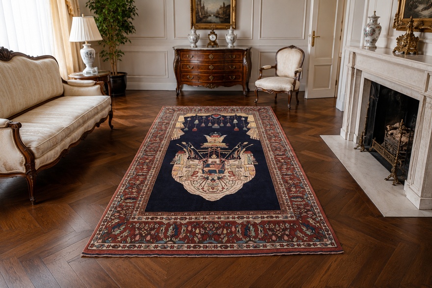 perserteppich-ghuchan-207-x-132-cm-wolle-handgeknupft-antik-1 Perserteppich antik, 207 × 132 cm, Wolle