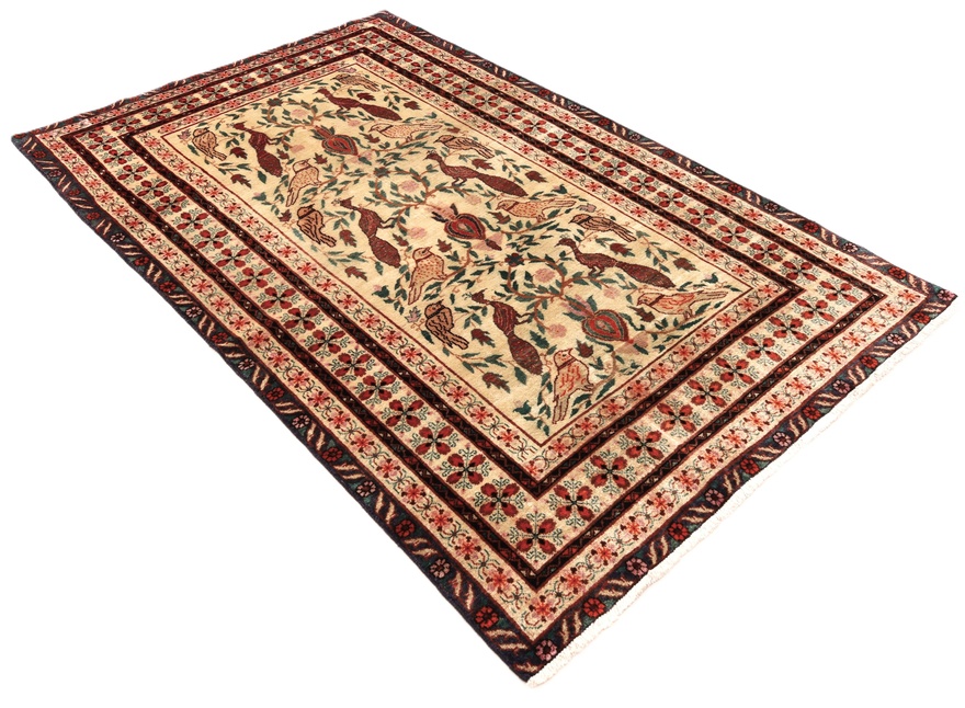 Antiker Baluch Perserteppich aus Iran, 185 × 113 cm