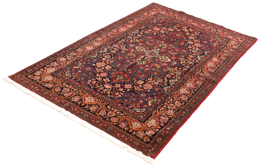 Isfahan Perserteppich antik, 220 × 140 cm, Wolle