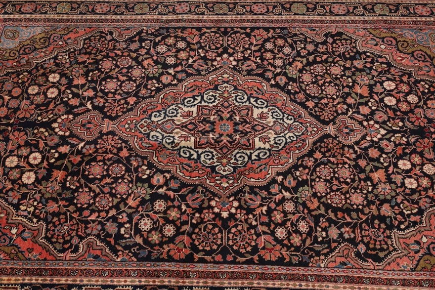 Antiker Perserteppich, 208 × 139 cm, Wolle