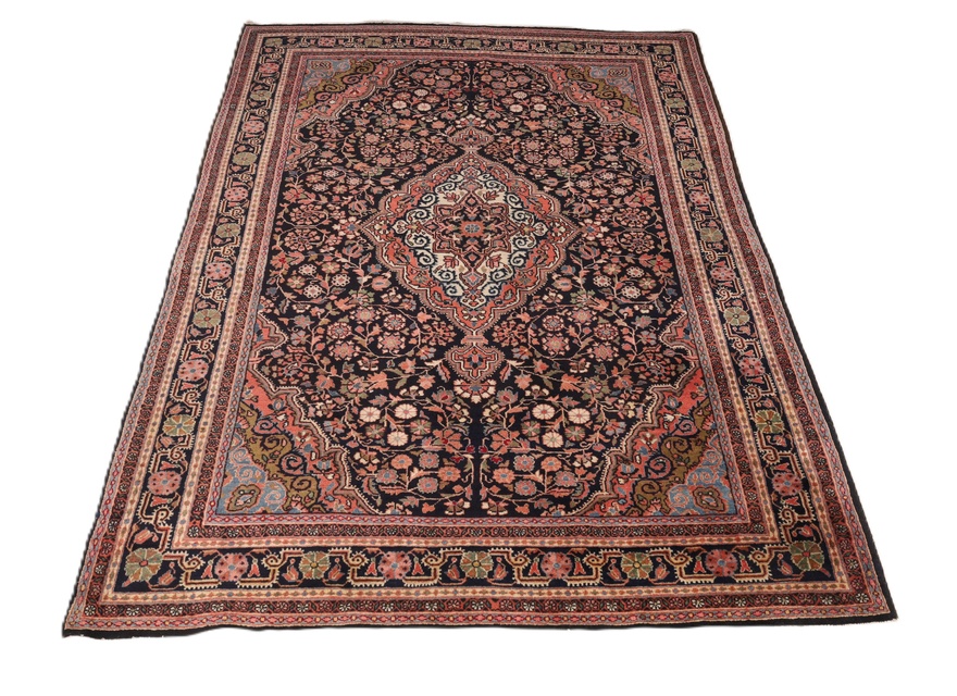 Antiker Perserteppich, 208 × 139 cm, Wolle