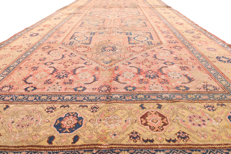 Malayer Perserteppich antik, 365 × 164 cm, Wolle