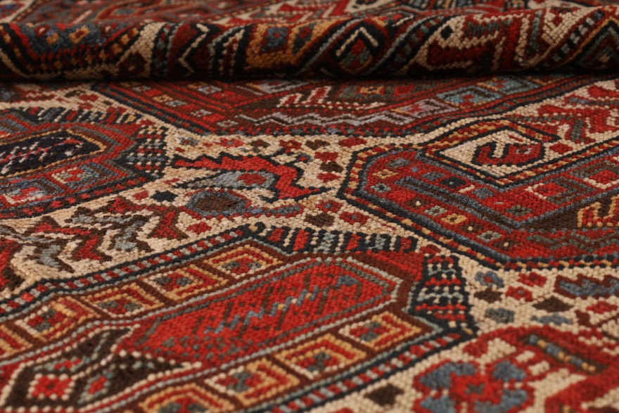 perserteppich-184-x-132-cm-wolle-handgeknupft-antik-2 Antiker Perserteppich, 184 × 132 cm, Wolle