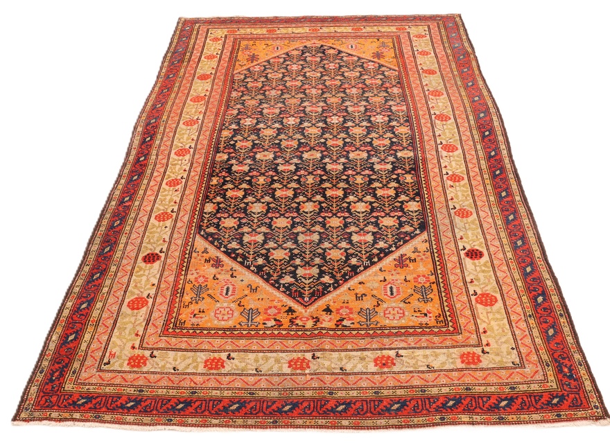 Antiker Malayer Perserteppich aus Iran, 217 × 132 cm