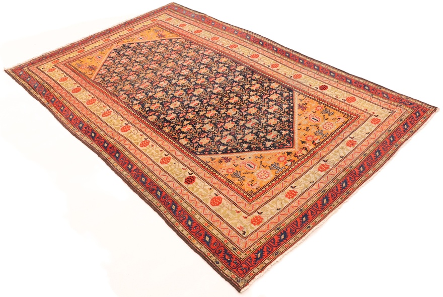 Antiker Malayer Perserteppich aus Iran, 217 × 132 cm