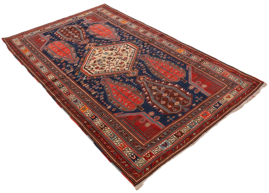 Handgeknüpfter Malayer Perserteppich 209 × 121 cm