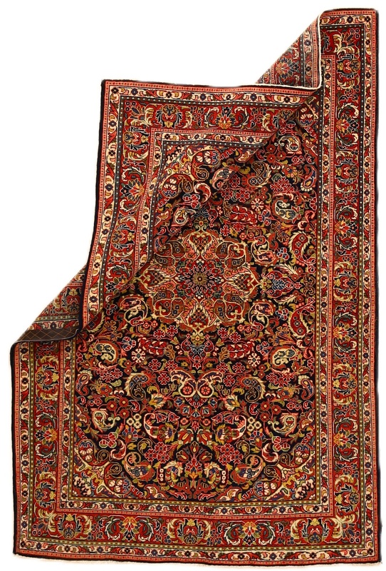Sarough Perserteppich antik, 200 × 134 cm, Wolle