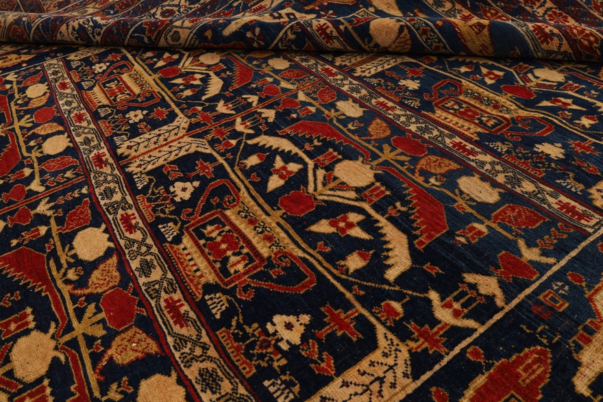 Antiker Orientteppich aus Afghanistan, 273 × 197 cm