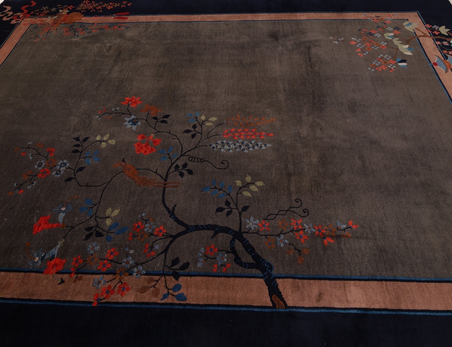 Teppich antik, 346 × 272 cm, Wolle