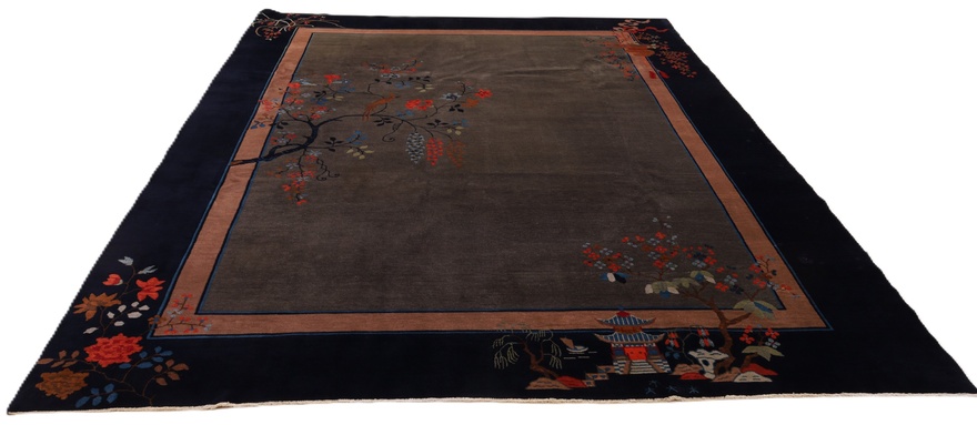 Teppich antik, 346 × 272 cm, Wolle