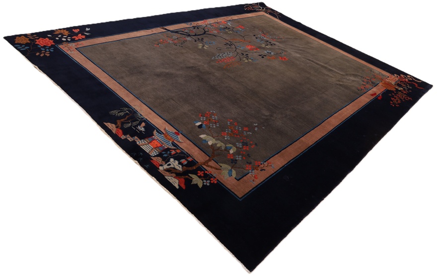 Teppich antik, 346 × 272 cm, Wolle