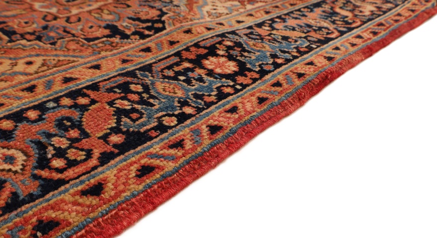 Antiker Heriz Perserteppich aus Iran, 85 × 75 cm