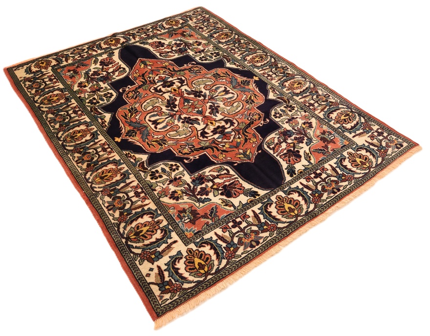 Antiker Perserteppich, 158 × 129 cm, Wolle