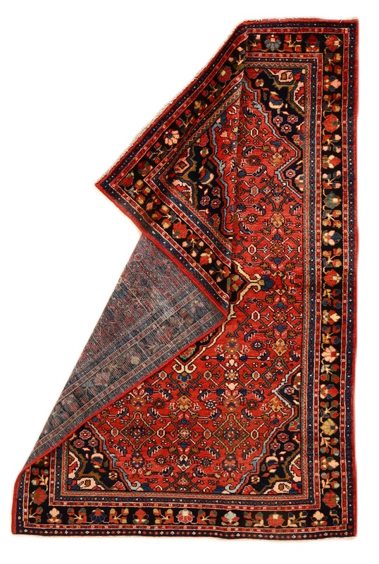 Antiker Perserteppich aus Iran, 200 × 127 cm