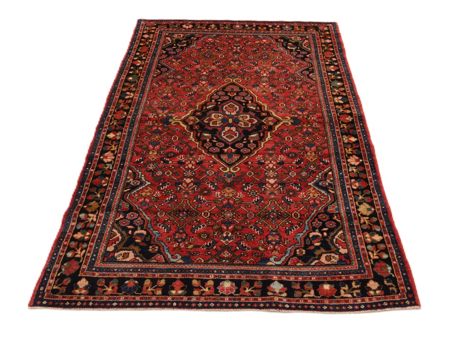 Antiker Perserteppich aus Iran, 200 × 127 cm