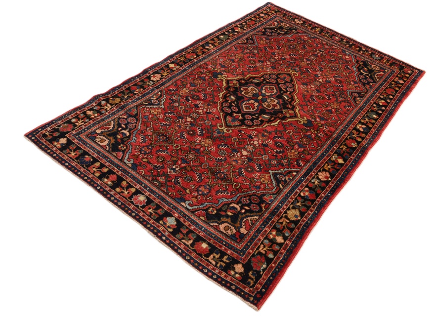 Antiker Perserteppich aus Iran, 200 × 127 cm