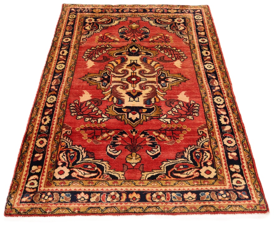 perserteppich-169-x-110-cm-schurwolle-handgeknupft-antik-2 Antiker Lilian Perserteppich aus Iran, 169 × 110 cm