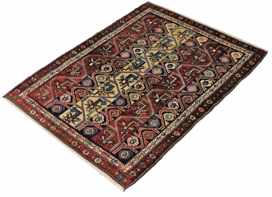 Antiker Orientteppich, 149 × 110 cm, Wolle