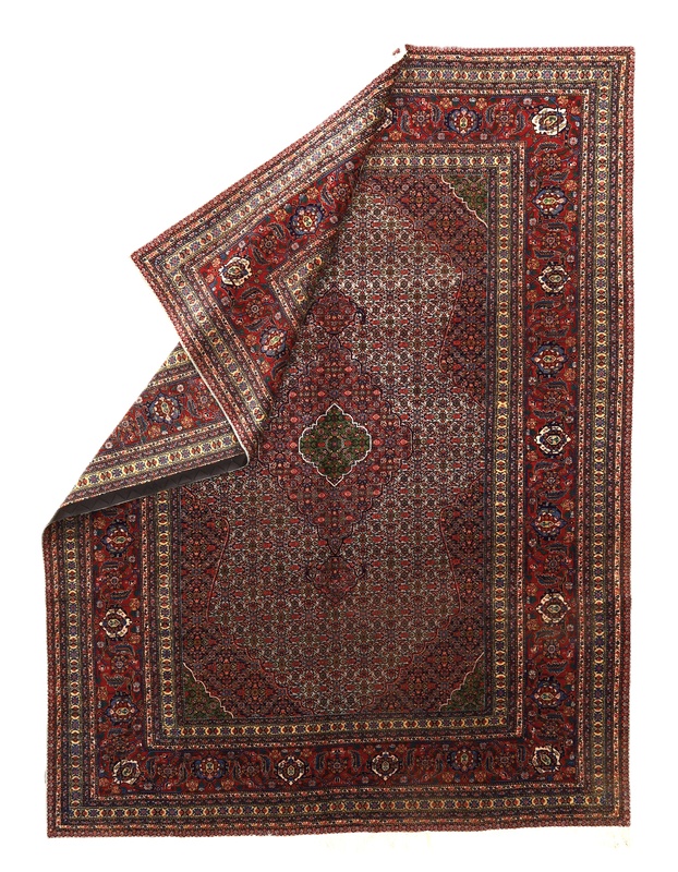 perserteppich-iran-313-x-234-cm-wolle-seide-handgeknupft-antik-2 Antiker Perserteppich aus Iran, 313 × 234 cm