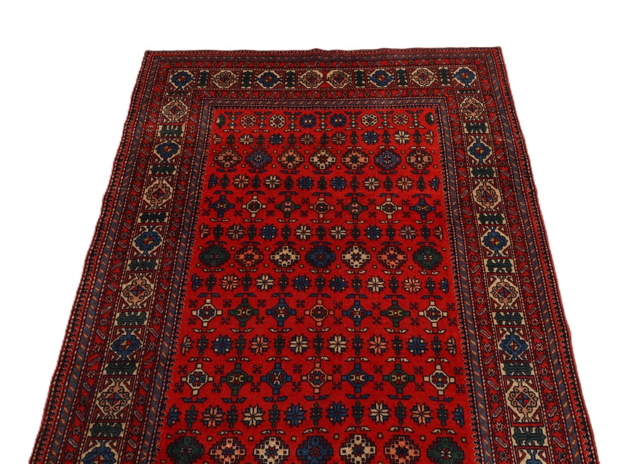 Antiker Orientteppich, 200 × 129 cm, Wolle