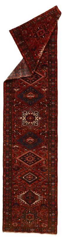 Antiker Heriz Perserteppich aus Iran, 430 × 100 cm