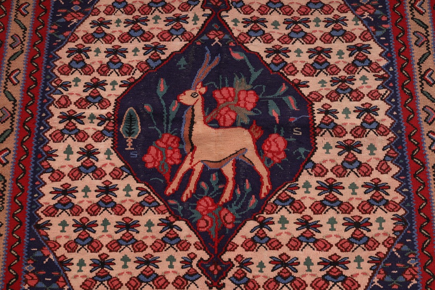 Kelim Perserteppich antik, 157 × 106 cm, Wolle
