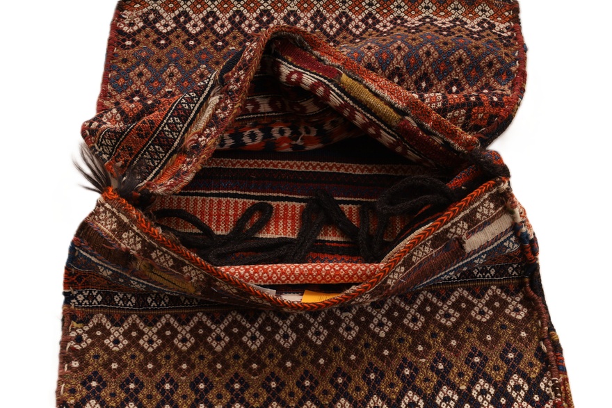 Antiker Kelim Perserteppich aus Iran, 120 × 60 cm