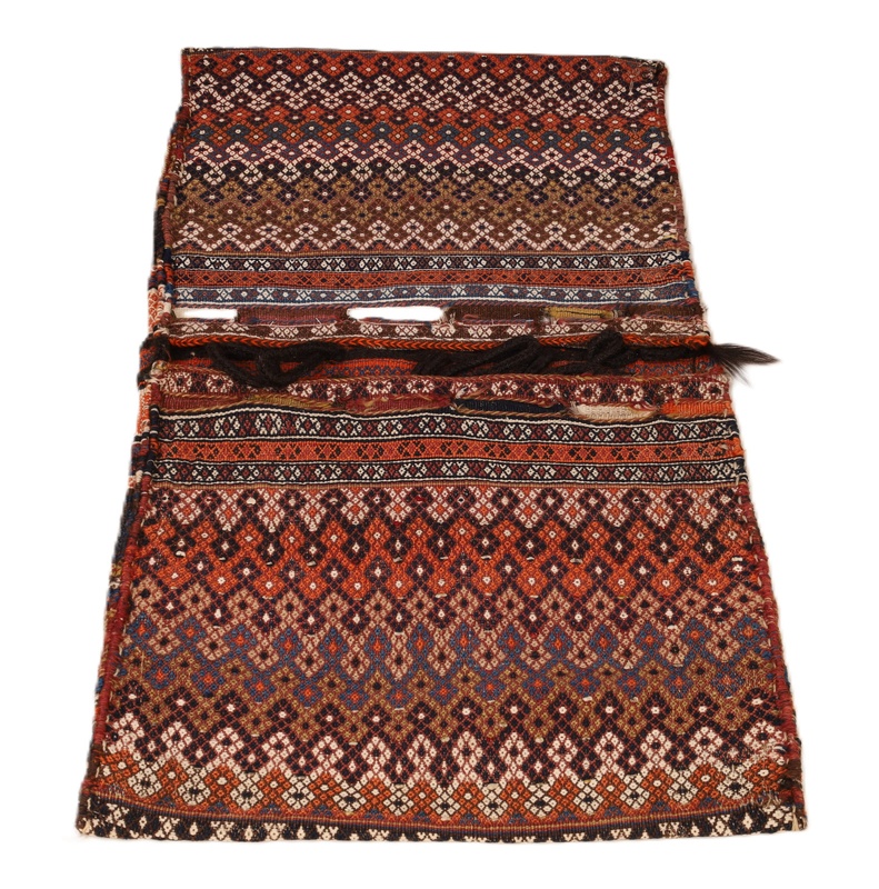 Antiker Kelim Perserteppich aus Iran, 120 × 60 cm