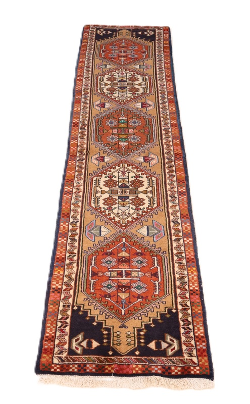 Antiker Ardebil Perserteppich, 286 × 59 cm, Wolle
