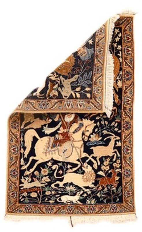Nain Perserteppich antik, 113 × 75 cm, Wolle