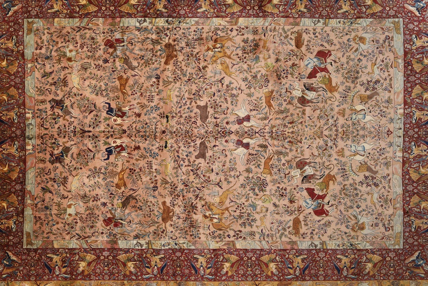 Orientteppich 573 × 369 cm aus Wolle, handgeknüpft
