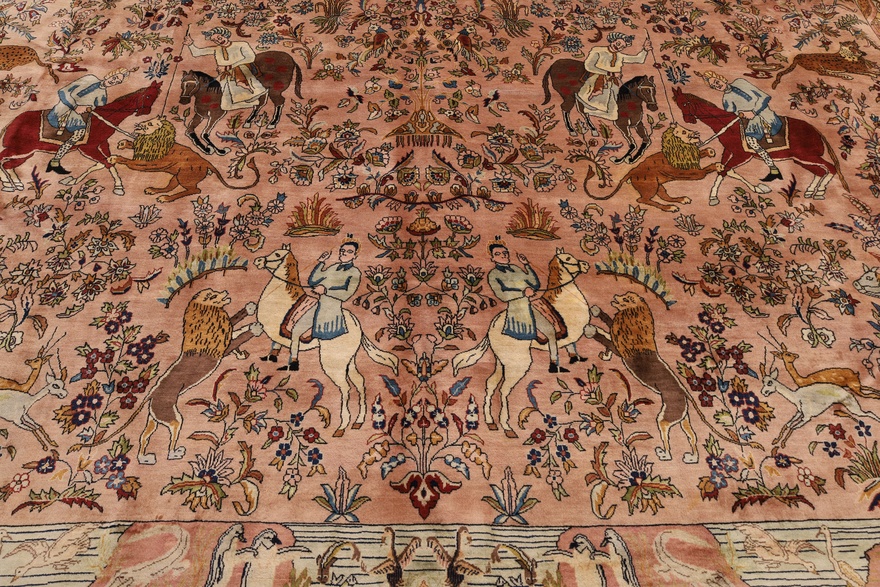 Orientteppich 573 × 369 cm aus Wolle, handgeknüpft