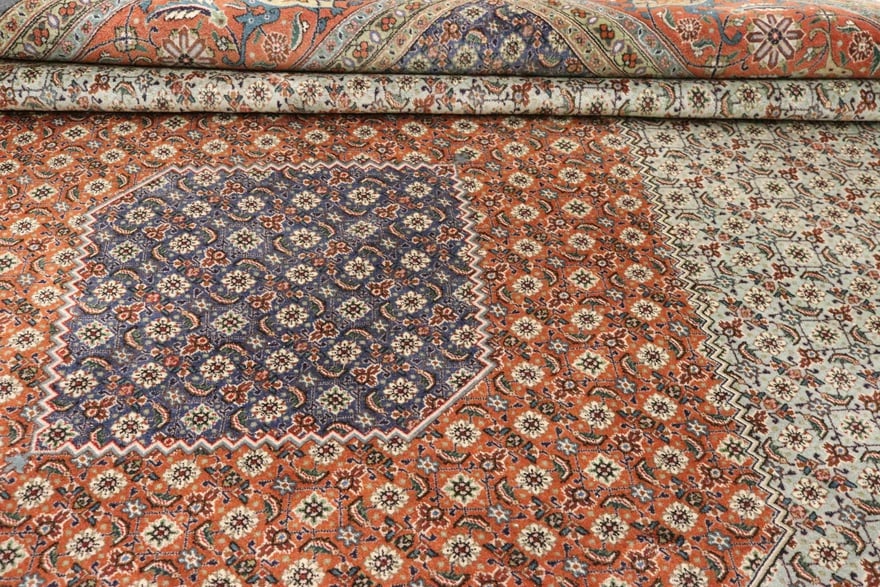 Antiker Täbriz Perserteppich aus Iran, 400 × 312 cm