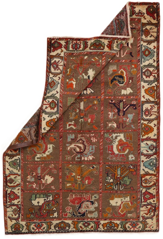 Handgeknüpfter Qashqai Perserteppich 224 × 150 cm