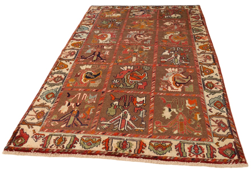 Handgeknüpfter Qashqai Perserteppich 224 × 150 cm