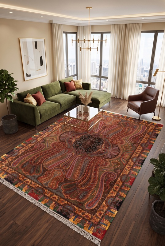 Handgeknüpfter Ghom Perserteppich 300 × 200 cm