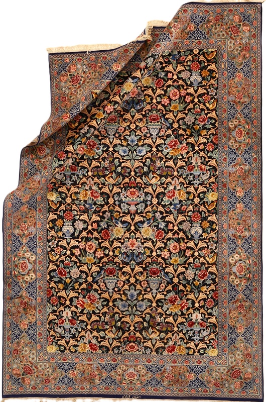 perserteppich-isfahan-298-x-194-cm-wolle-und-seide-handgeknupft-2 Isfahan Perserteppich aus Iran, 298 × 194 cm