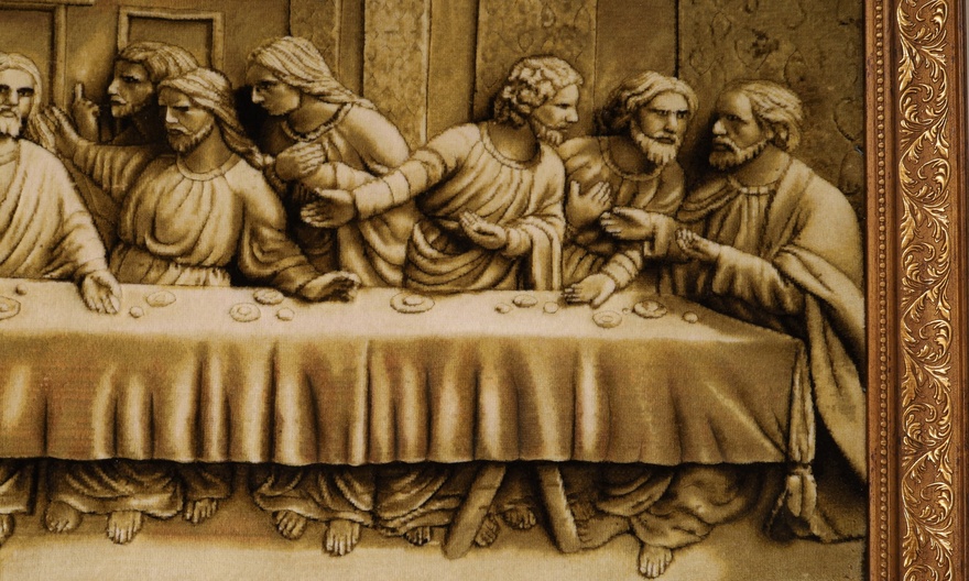 Täbriz Perserteppich 115 × 55 cm aus Wolle, handgeknüpft