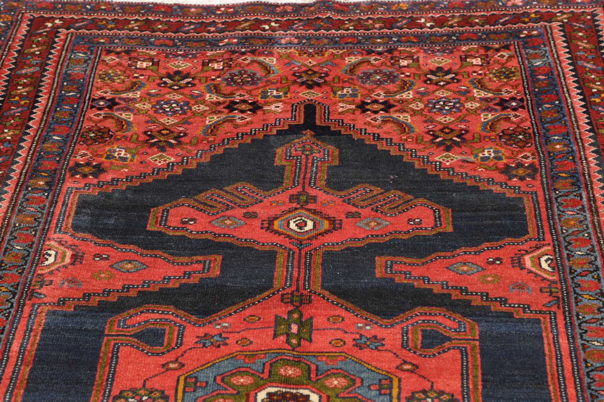 Kazak Perserteppich antik, 136 × 204 cm, Wolle