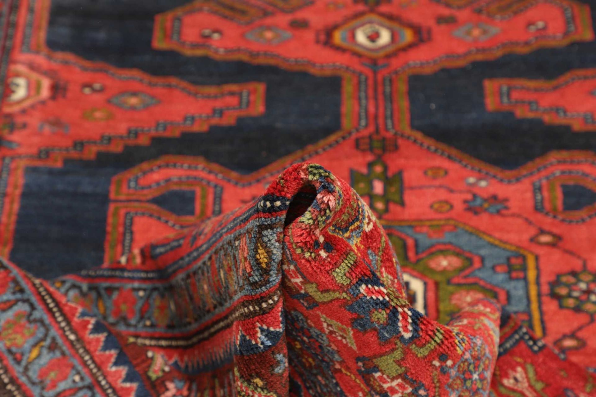 Kazak Perserteppich antik, 136 × 204 cm, Wolle