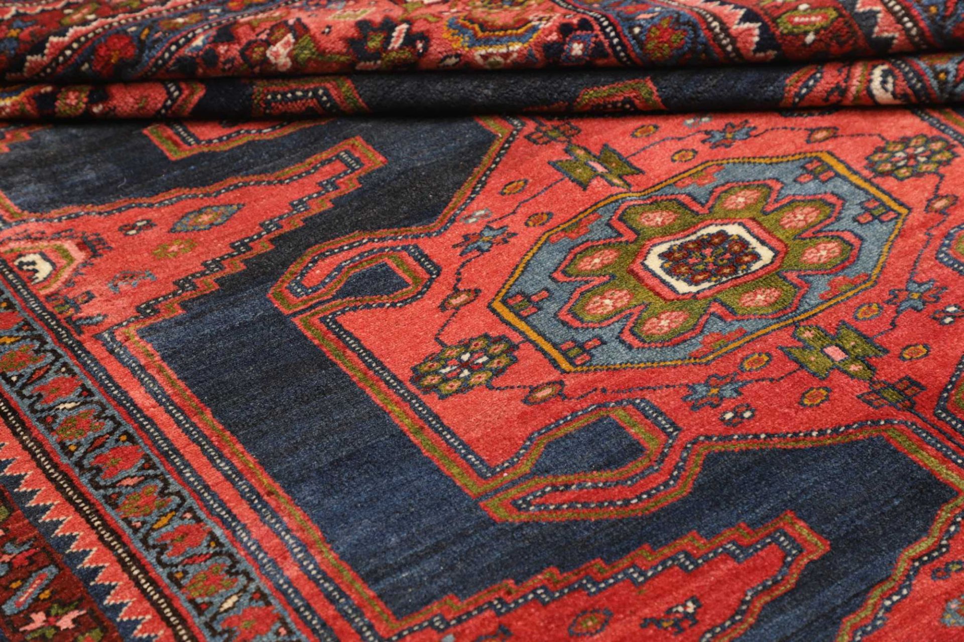 Kazak Perserteppich antik, 136 × 204 cm, Wolle